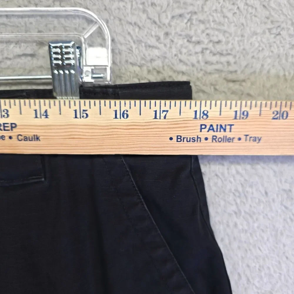 True Spec Pants Mens 36x30‎ Black Cargo Ripstop Fabric Rugged Hiking Trekking